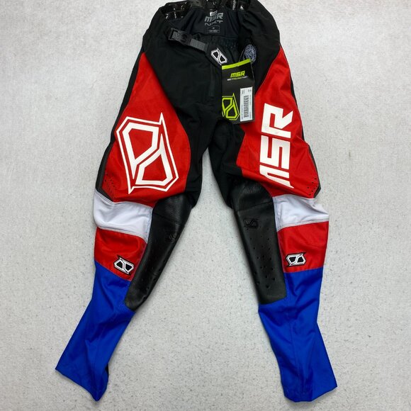 MSR NXT Riding Pants Mens 30 Colorblock Preload Ratchet Style Belt NWT - Picture 3 of 6